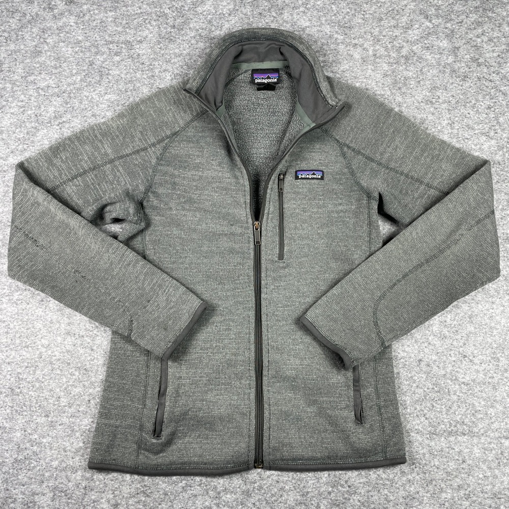 Patagonia Better Sweater Jacket Womens Small Gray Full Zip Fleece Outdoor